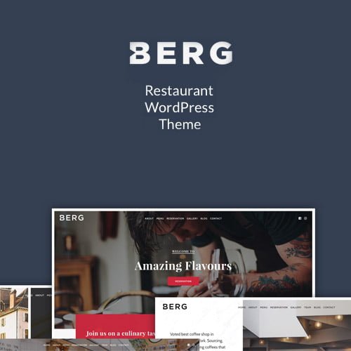 BERG – Restaurant WordPress Theme