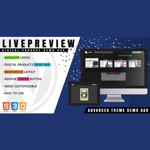 LivePreview – Theme Demo Bar for WordPress
