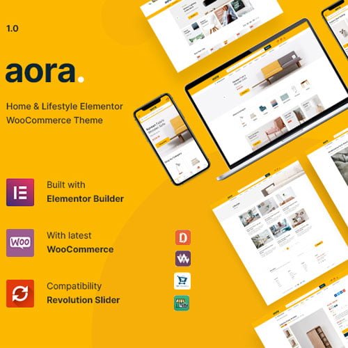 Aora – Home & Lifestyle Elementor WooCommerce Theme