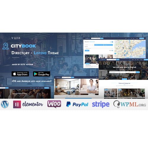 CityBook – Directory & Listing WordPress Theme