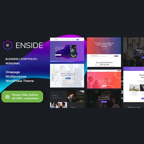 Enside – Multipurpose Onepage Landing Page WordPress Theme