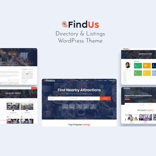 Findus – Directory Listing WordPress Theme