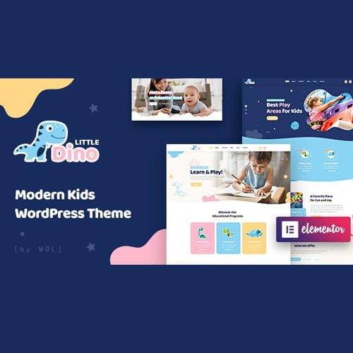 Littledino – Modern Kids WordPress Theme