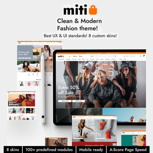 Miti – Elementor Fashion WooCommerce Theme