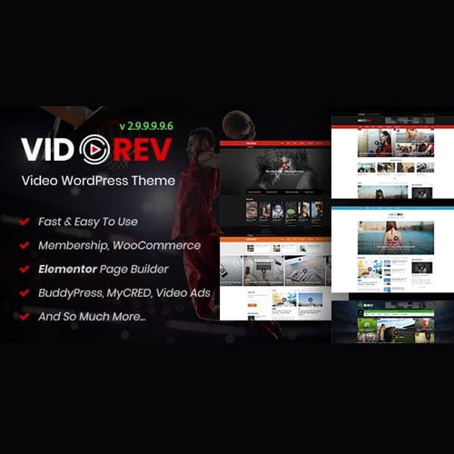 VidoRev – Video WordPress Theme